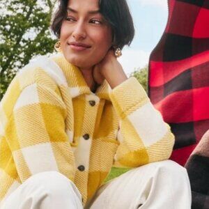 Woolrich x Target Women’s Yellow Plaid Shacket NWT - L